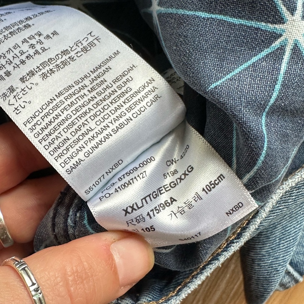 💜Levi’s x Target Men’s Light Blue Trucker Denim Jacket - Picture 6 of 7